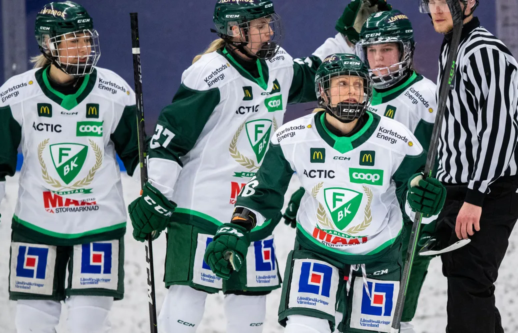 Färjestads Kelly Babstock bakom två mål i segern mot Frölunda HC
