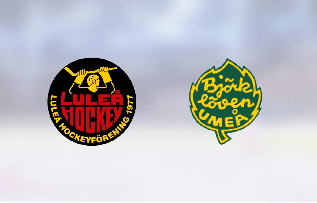 Luleå avgjorde tät match mot Björklöven i tredje perioden