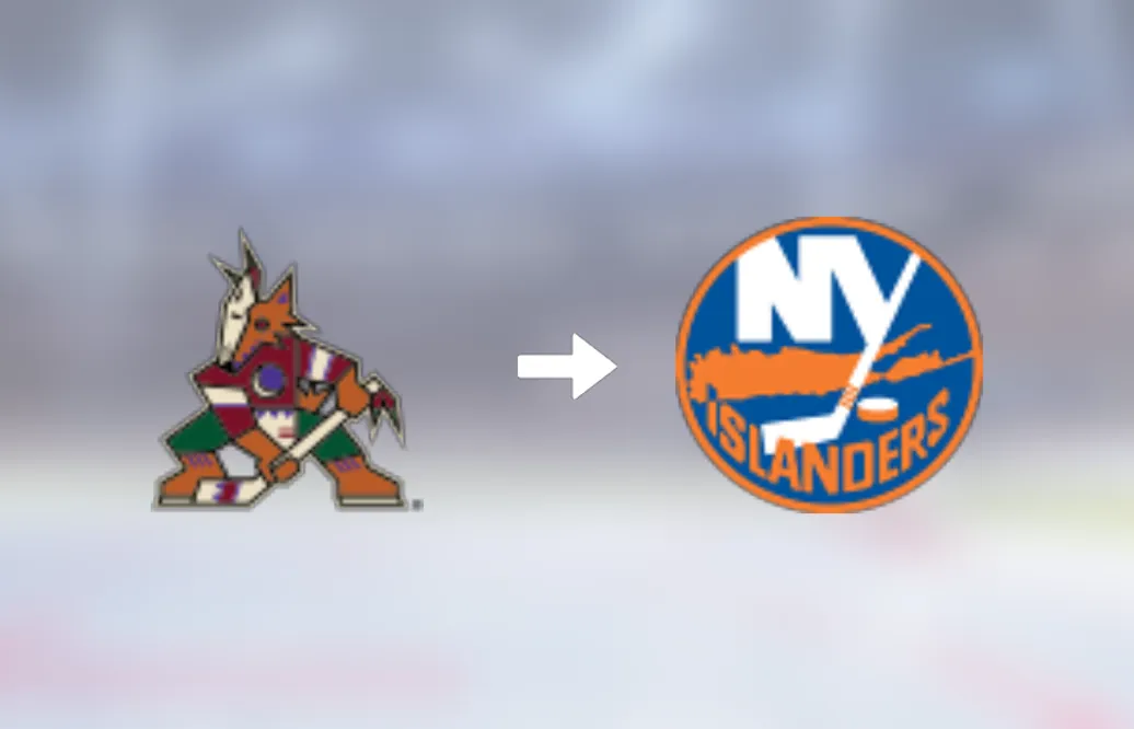 Forwarden Hudson Fasching klar för spel i New York Islanders