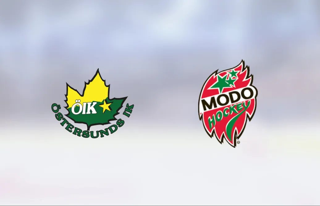 2-1 mot Östersund – nu är Modo Hockey J18 ny serieledare