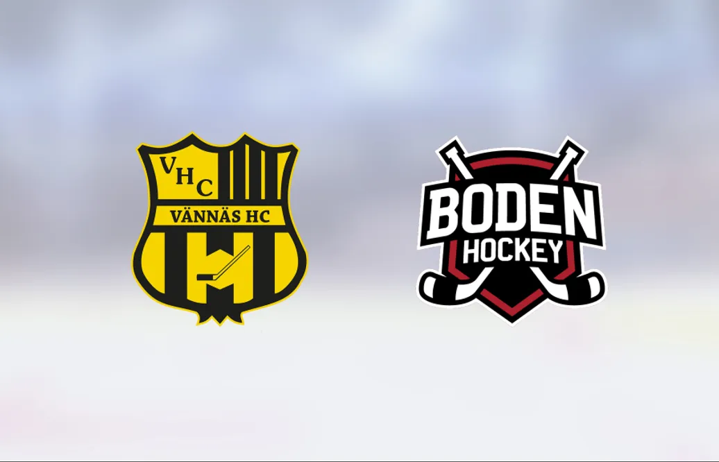 Seger för Vännäs efter avgörande i förlängningen mot Bodens HF