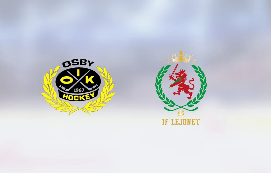 Seger för Lejonet i toppmötet med Osby