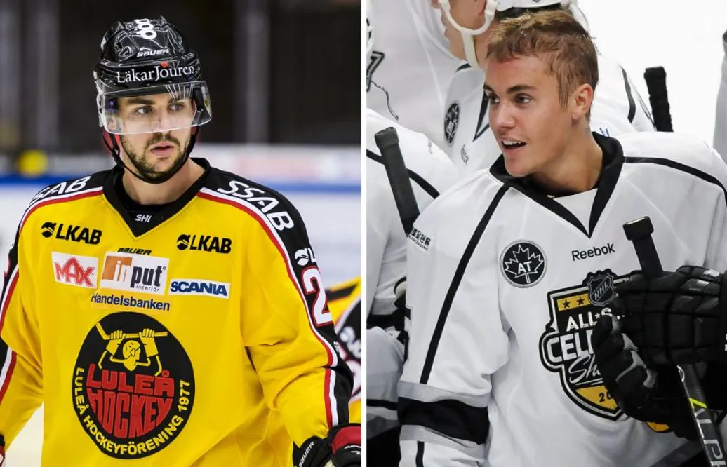 Tidigare Luleåforwardens uppgift – drilla Justin Bieber