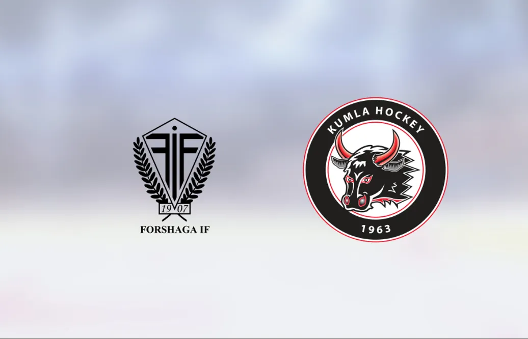 Tre poäng till Forshaga efter avgörande i slutperioden mot Kumla