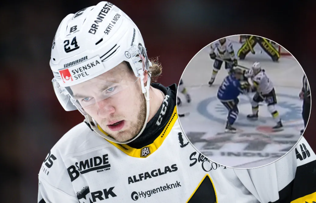 Kyle Topping får matchstraff – för en crosscheckning på tekning
