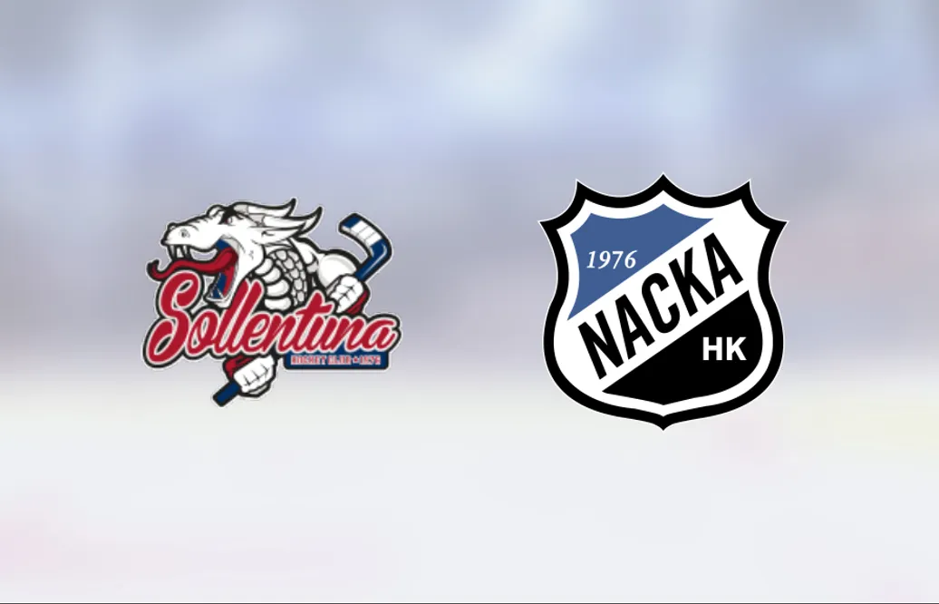 Nacka vann borta mot Sollentuna