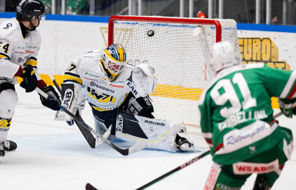 Oskar Stal Lyrenas och Adam Tambellini avgjorde när Rögle slog HV 71