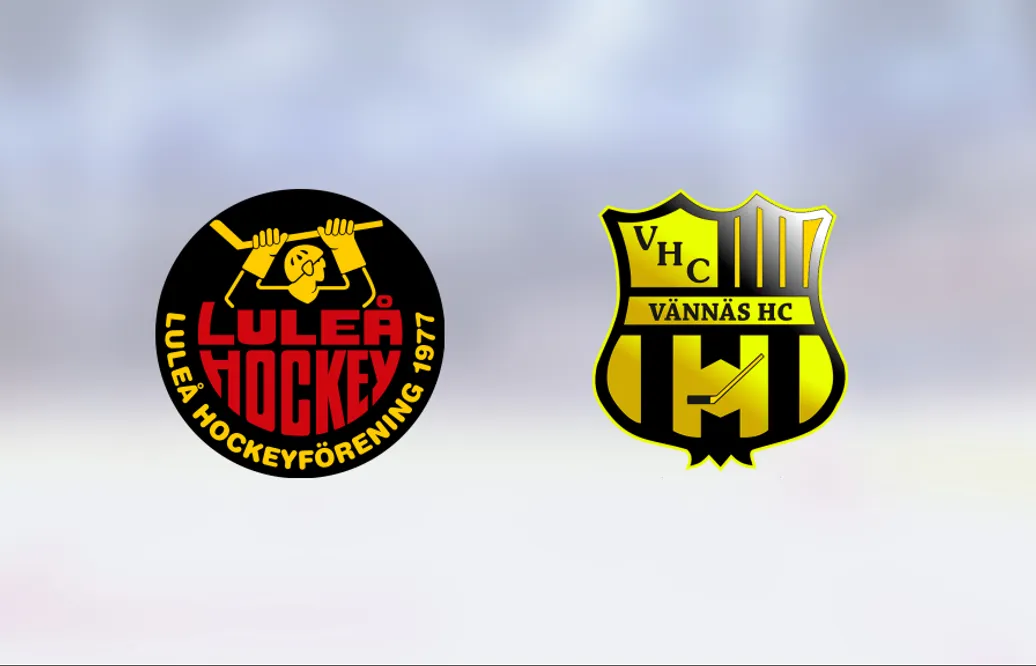 Luleå har nio raka segrar – vann mot Vännäs med 6-2