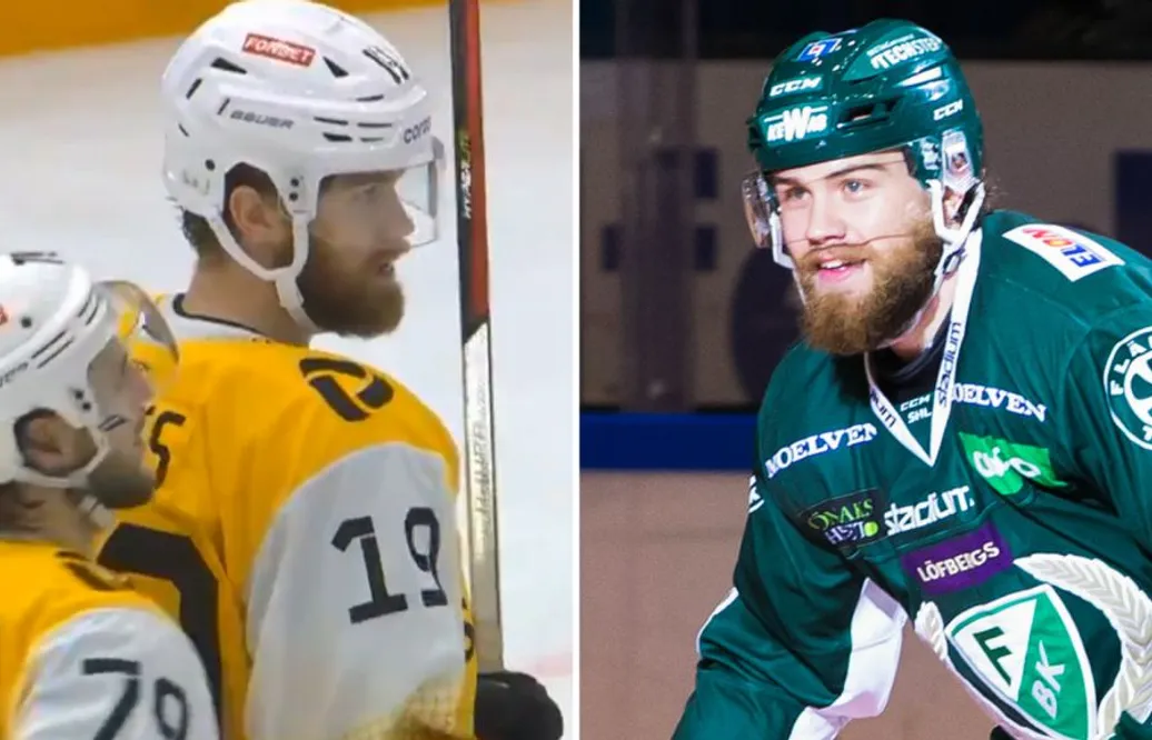 Robin Press skjuter sitt första KHL-mål