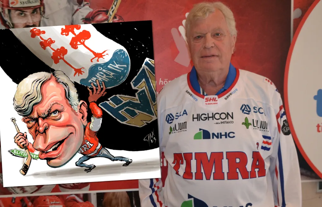 Spelade upp Timrå och HV71 i Elitserien – Old School Hockey Bo ”Bulla” Berggren