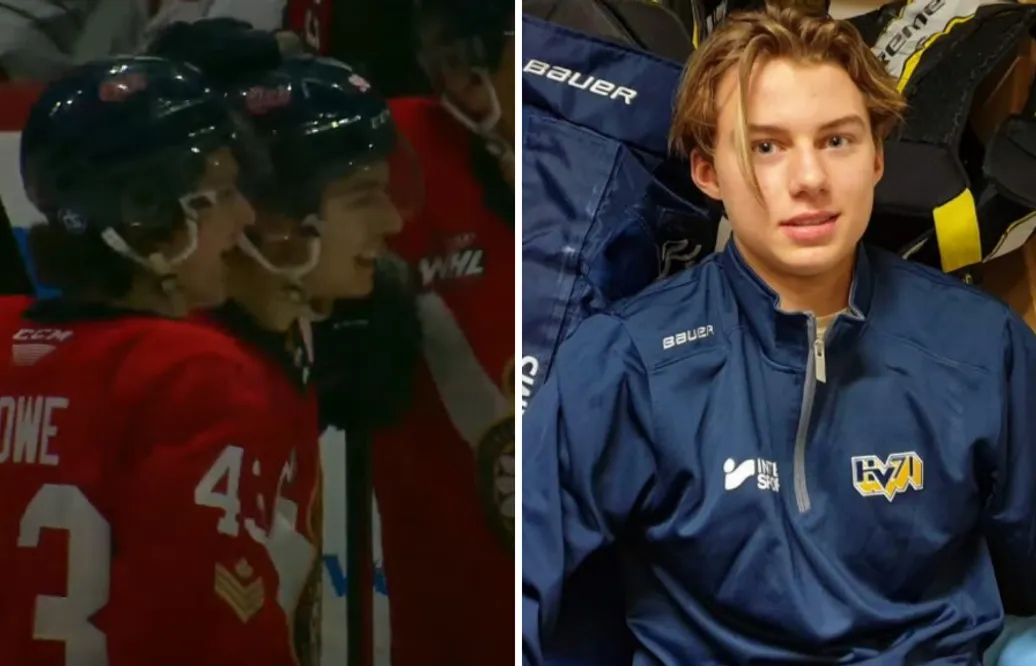 Connor Bedard pekas ut som draftetta i NHL-draften 2023