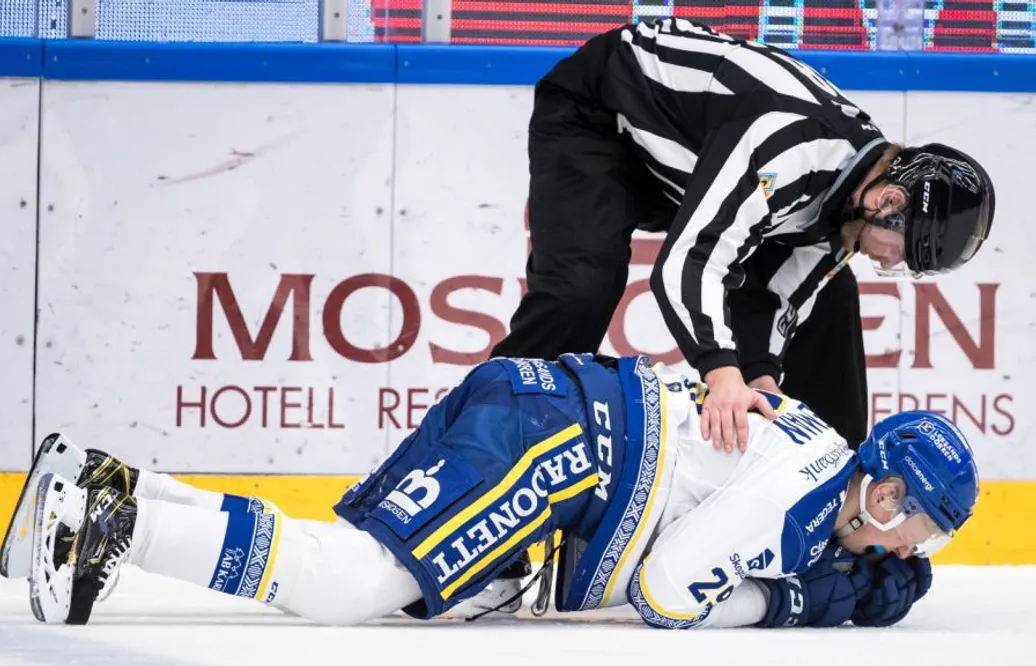JVM-uttagne forwarden utgick – efter stjärnans tackling