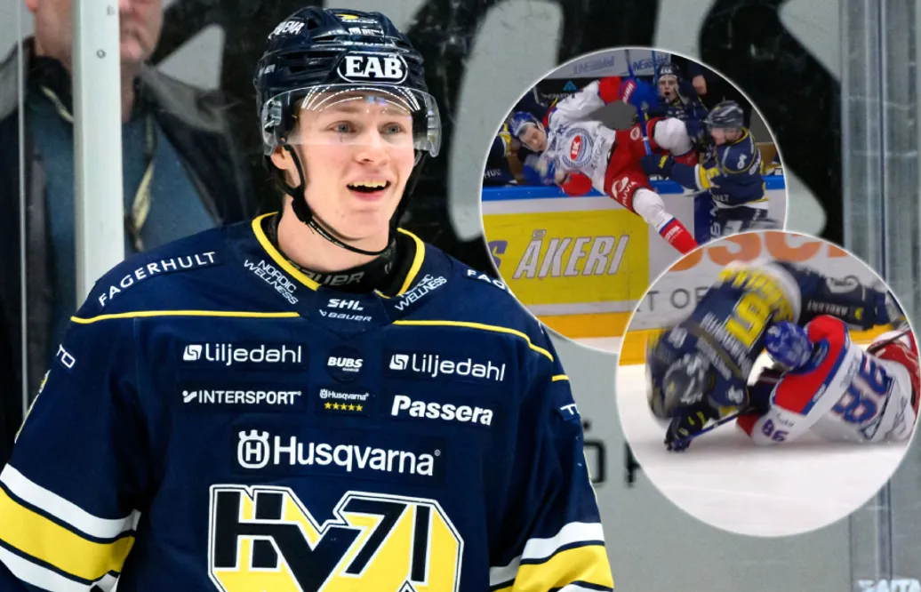 Victor Sjöholm i fokus för HV71: “Det är skitkul med det fysiska”