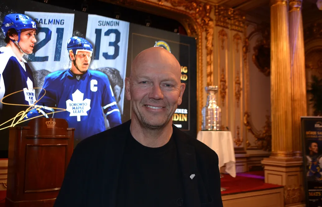 Mats Sundin under prisutdelningen