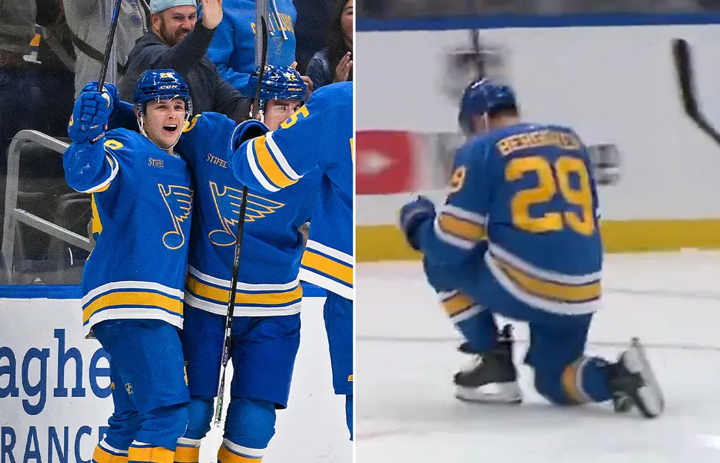 Jonatan Berggren jublar efter avgörandet mot Columbus.