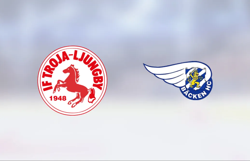 Tre poäng till Bäcken efter avgörande i slutperioden mot Troja/Ljungby