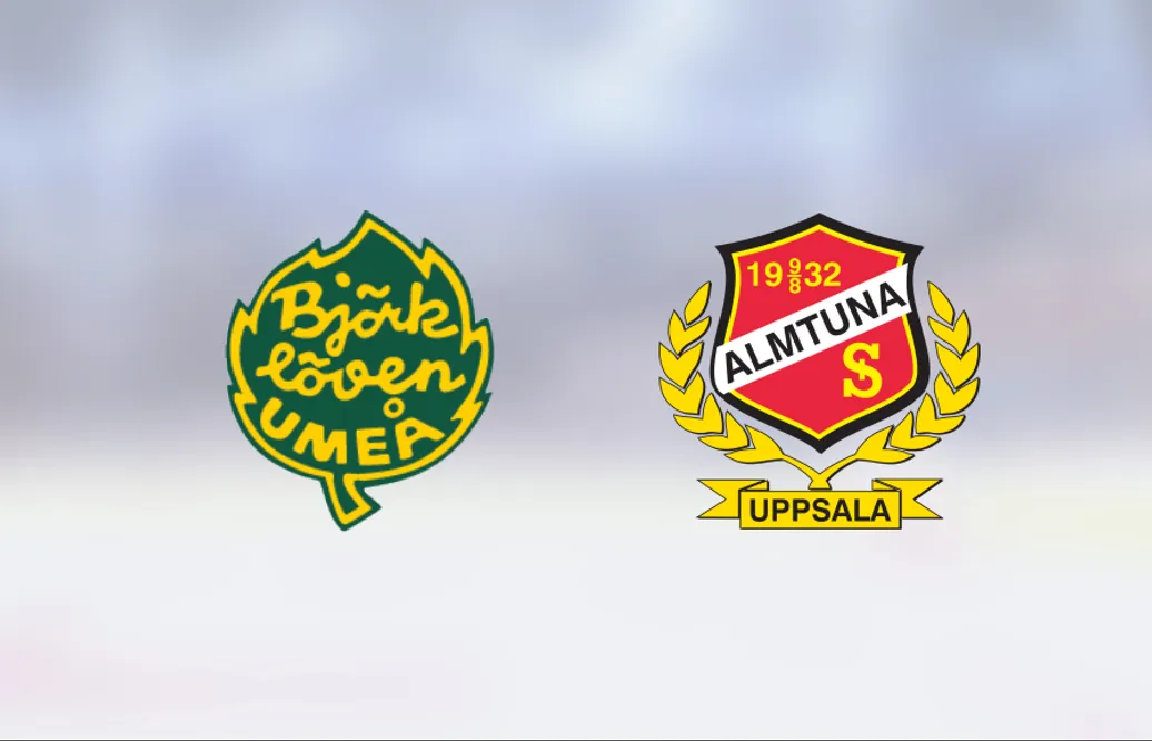 Almtuna segrare borta mot Björklöven