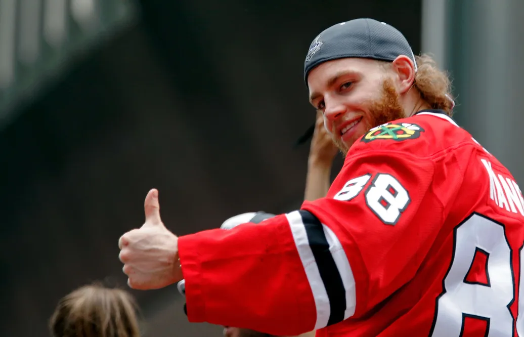 Patrick Kane är tillbaka i Chicago Blackhawks. 