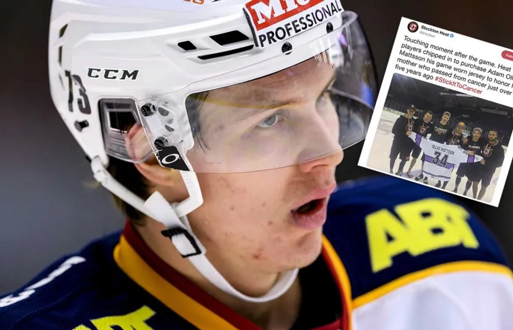 Efter JVM-svenskens tragedi – i natt köpte lagkompisarna hans tröja