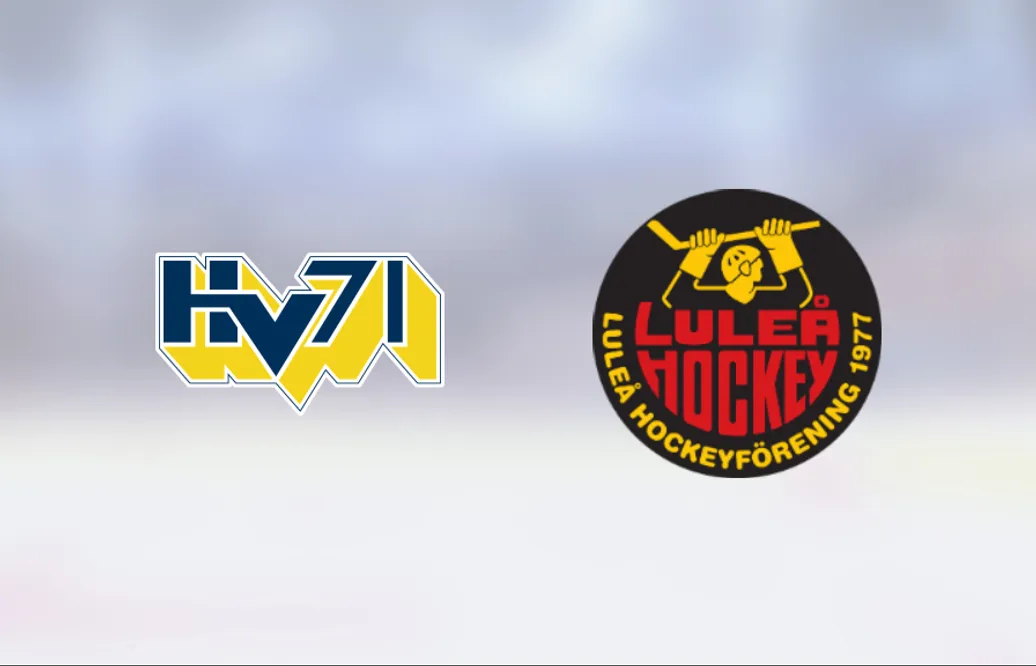 Luleå tog hem mötet med HV 71 i Husqvarna Garden
