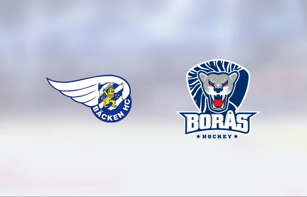 Straffseger för Bäcken hemma mot Borås