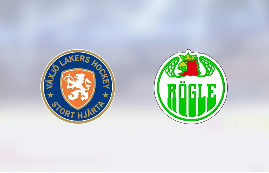 Växjö slog Rögle i måljämn match i Vida Arena