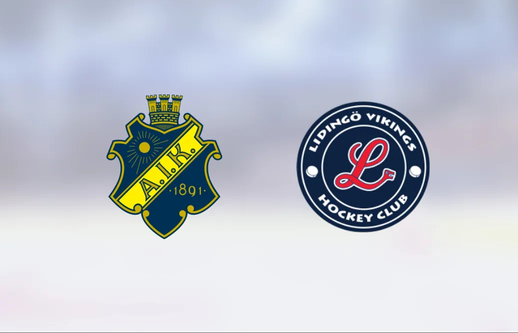 AIK avgjorde tät match mot Lidingö i tredje perioden