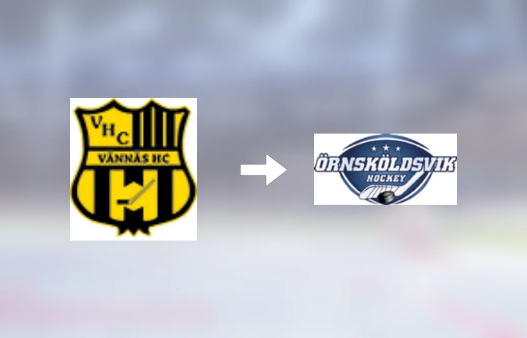 Örnsköldsvik HF värvar backen André Pettersson från Vännäs HC