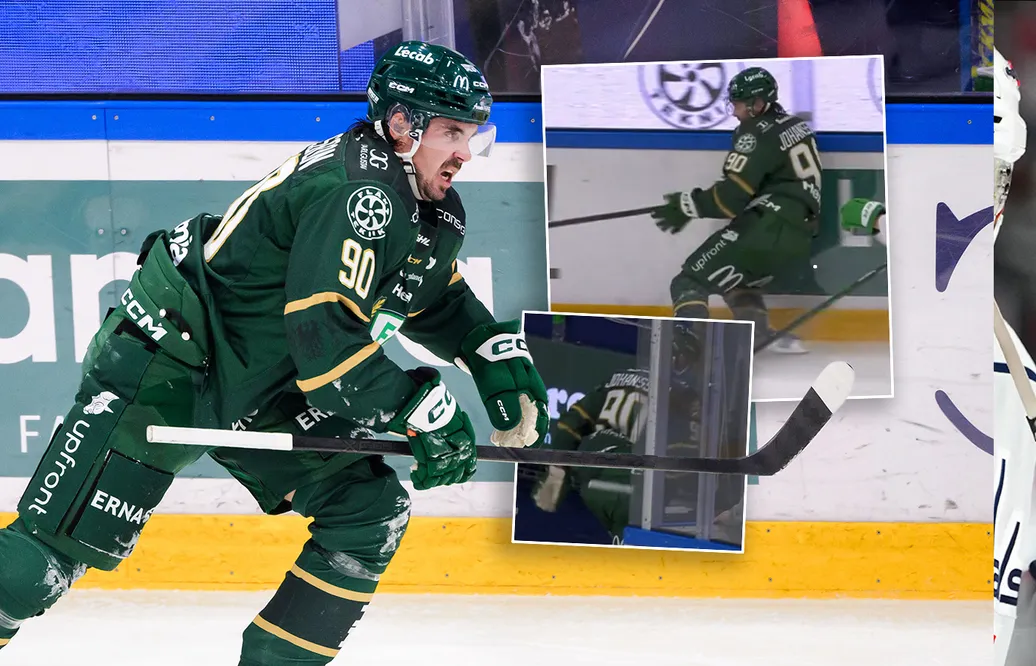 Marcus Johansson kliver av skadad för Färjestad.