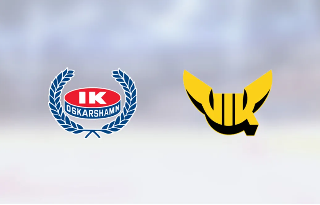 Calle Karlsson gjorde två mål när Oskarshamn vann mot VIK Hockey J20