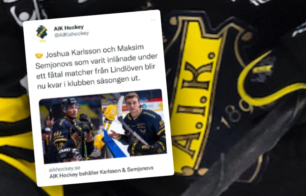 Semjonovs och Karlsson lånades ut innan årsskiftet – nu stannar de i AIK