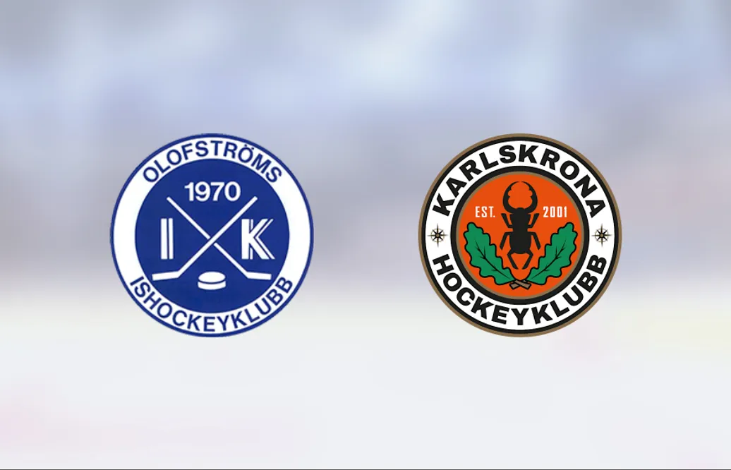 Karlskrona besegrade Olofström med 6-2