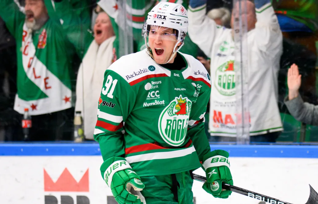 Adam Tambellini tvåmålsskytt – fjärde raka CHL-segern för Rögle