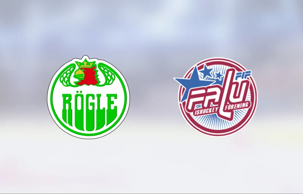 Falu IF segrade och avgjorde mot Rögle