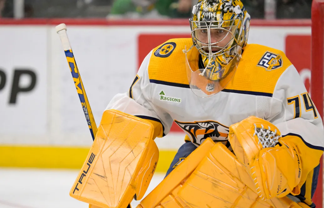 Juuse Saros kan trejdas från Nashville Predators