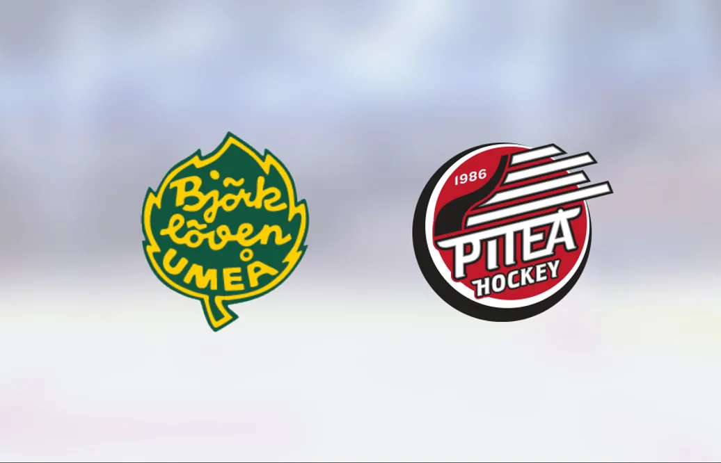 Hemmaseger för Björklöven mot Piteå