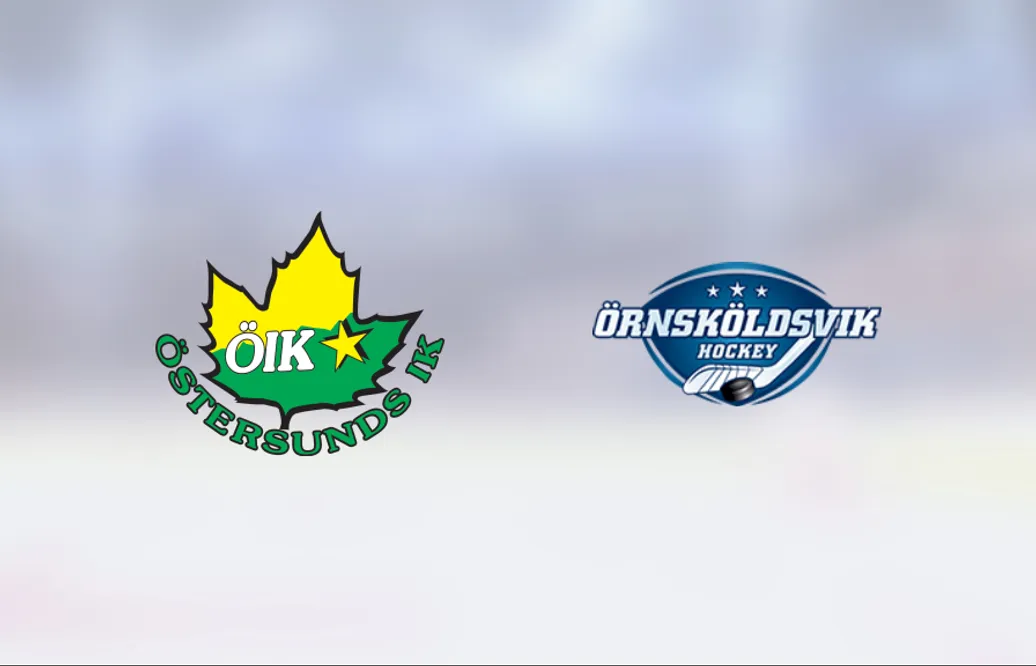 Ö-vik Hockey J20 vann toppmötet mot Östersund med 4-3