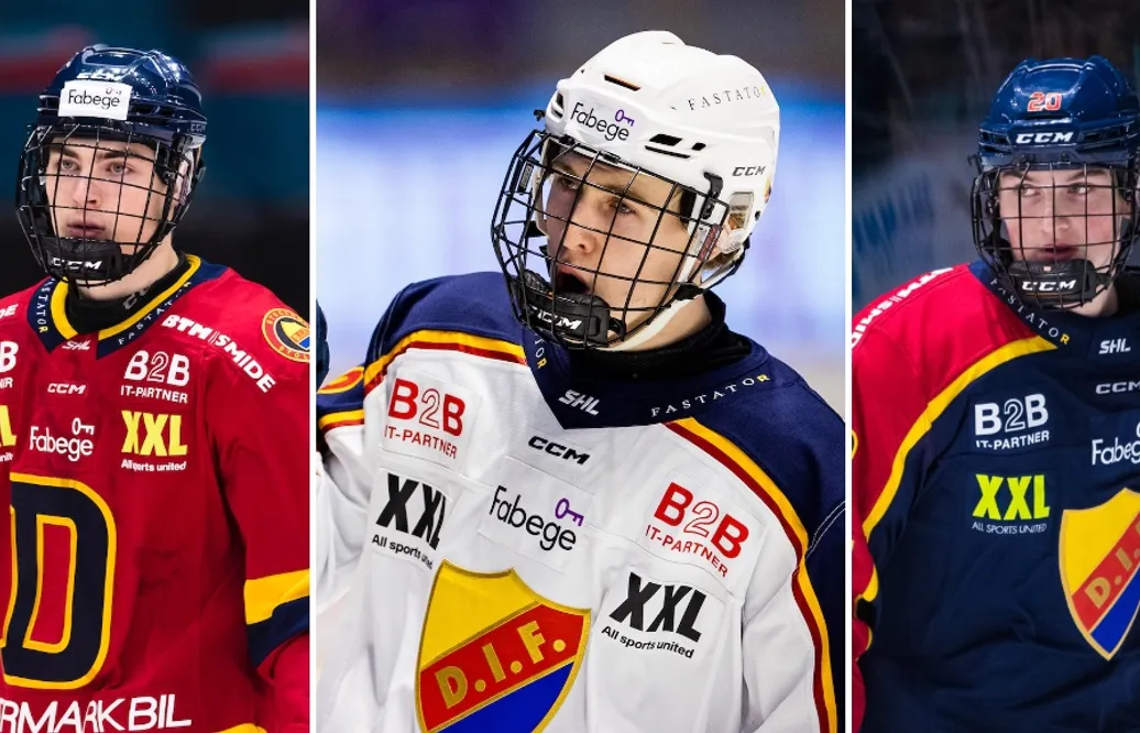 Djurgårdstrio rankas högst av de svenska spelarna inför draften