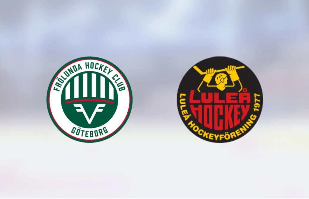 Luleå avgjorde i förlängningen mot Frölunda HC