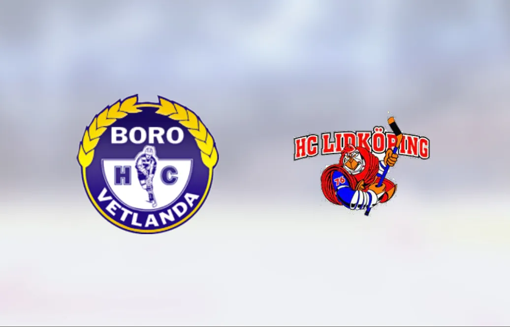 HC Lidköping kunde inte stoppa formstarka Boro/Vetlanda