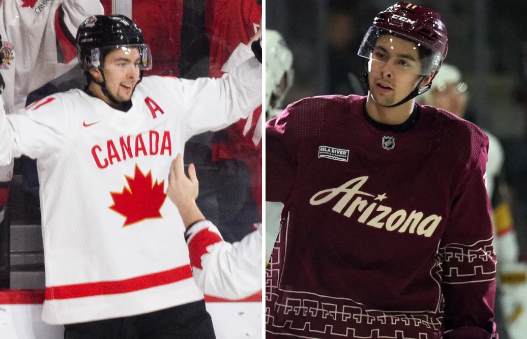 Arizona skickar Dylan Guenther till juniorligan