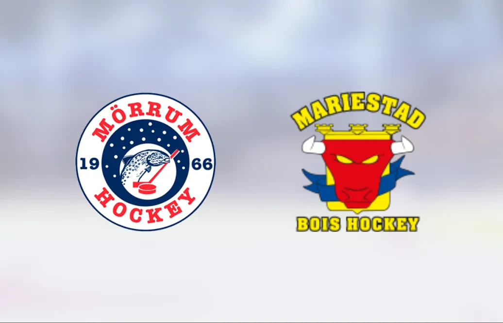 Mörrum avgjorde tät match mot Mariestad i tredje perioden