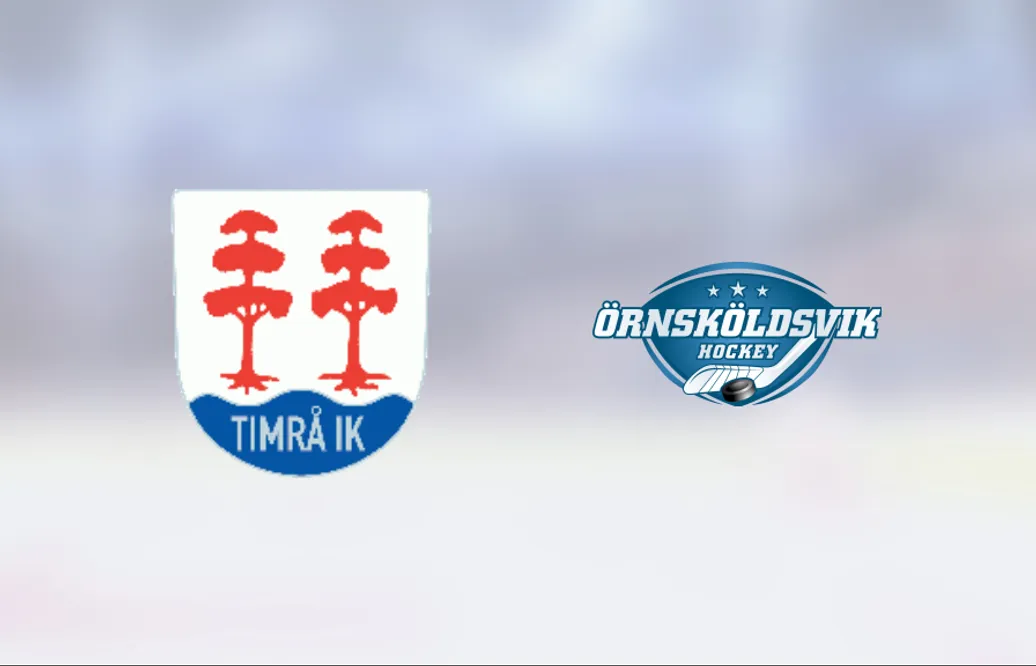 Timrå utklassade Ö-vik Hockey J18 på hemmaplan