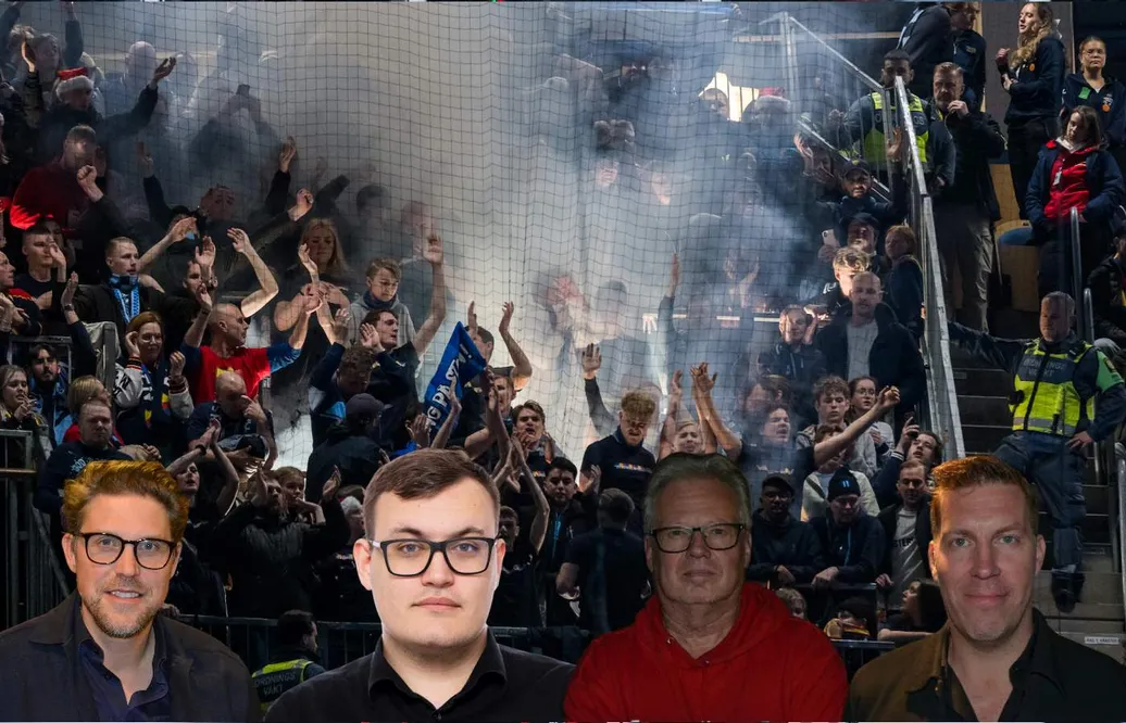 Panelen om pyroteknik i ishallar: "Blir heligt förbannad"