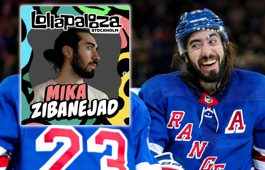 Mika Zibanejad uppträder på Lollapalooza