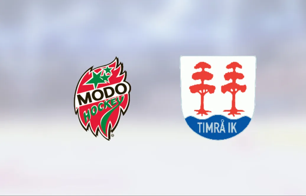 Storseger för Modo Hockey J18 hemma mot Timrå