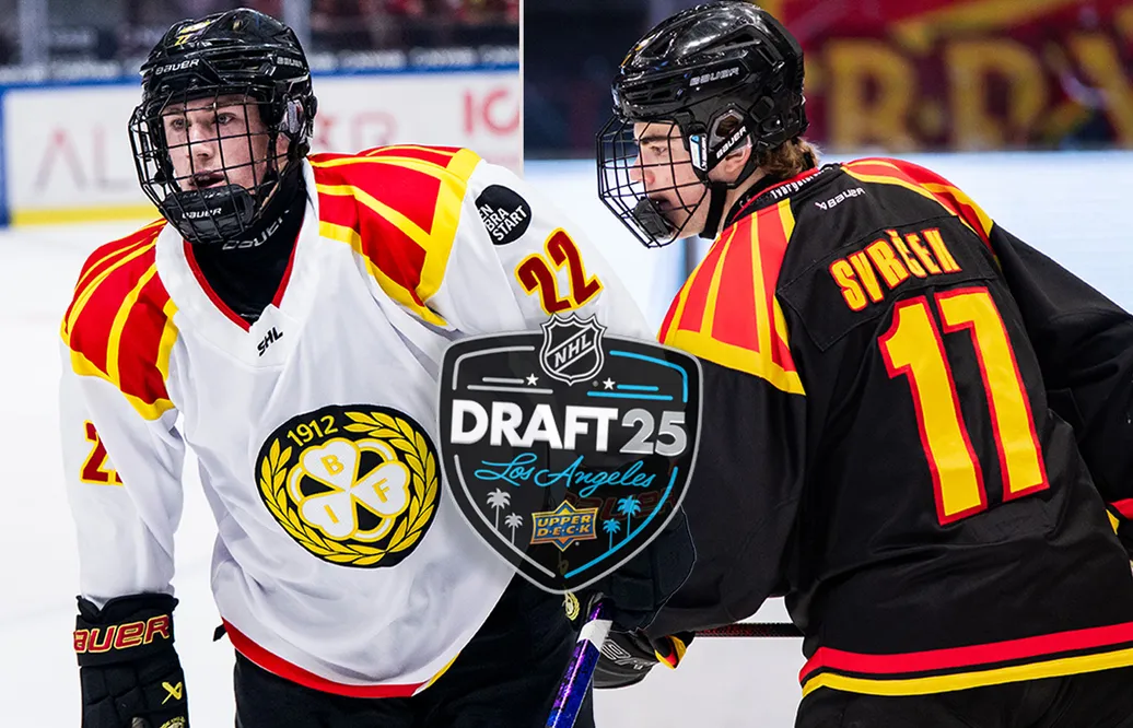 Brynäs-duons svar - inför NHL-draften: "Hoppas"