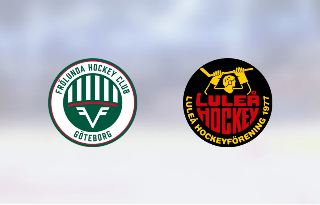Luleå avgjorde tät match mot Frölunda i tredje perioden