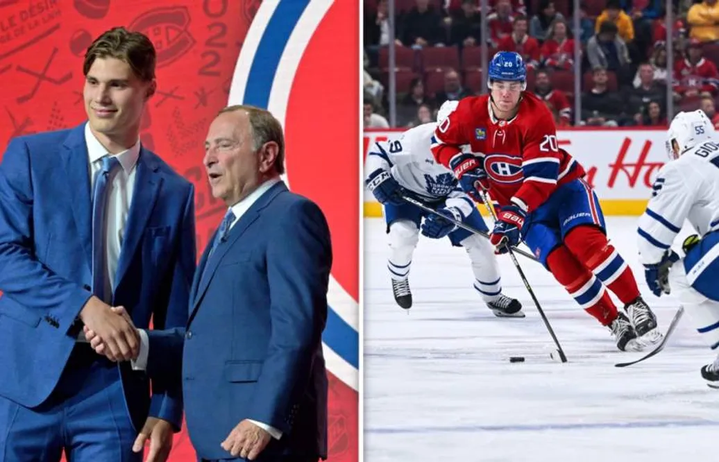 Juraj Slafkovský inleder säsongen i NHL
