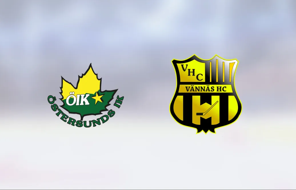 Eric Karlsson gjorde två mål när Östersunds IK vann mot Vännäs